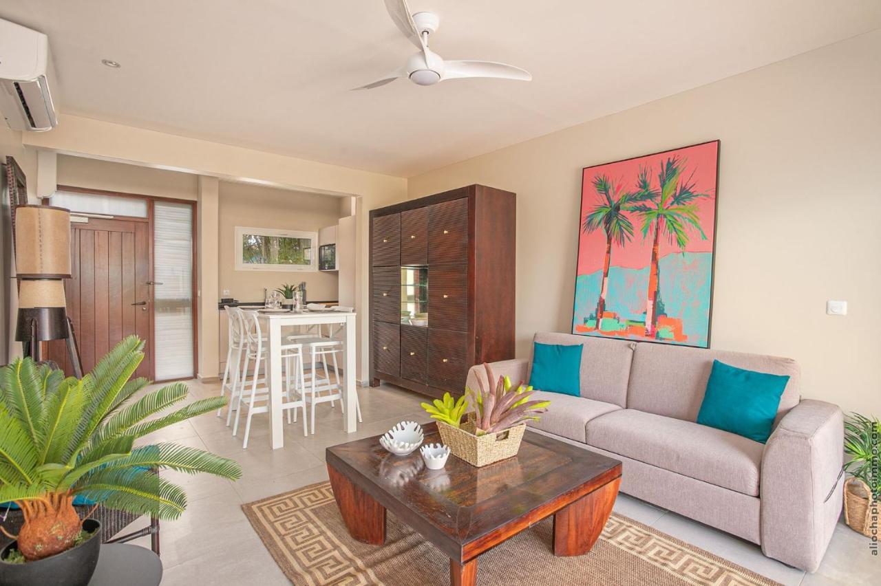 Villa Maorie 1 Chambre Avec Piscine Privee Le François Esterno foto
