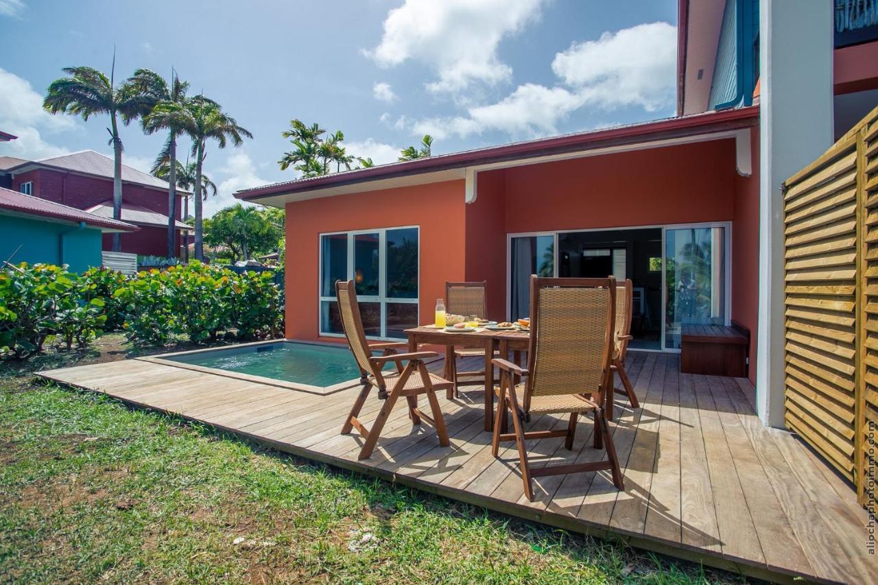 Villa Maorie 1 Chambre Avec Piscine Privee Le François Esterno foto