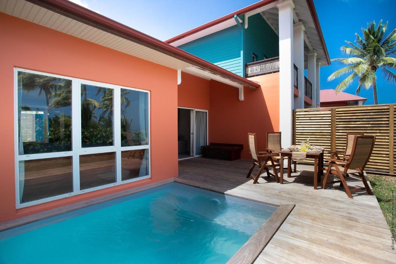 Villa Maorie 1 Chambre Avec Piscine Privee Le François Esterno foto