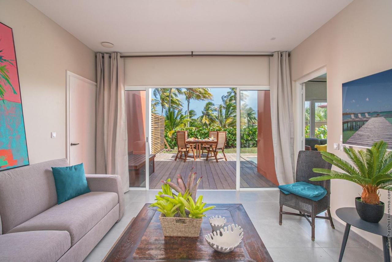 Villa Maorie 1 Chambre Avec Piscine Privee Le François Esterno foto