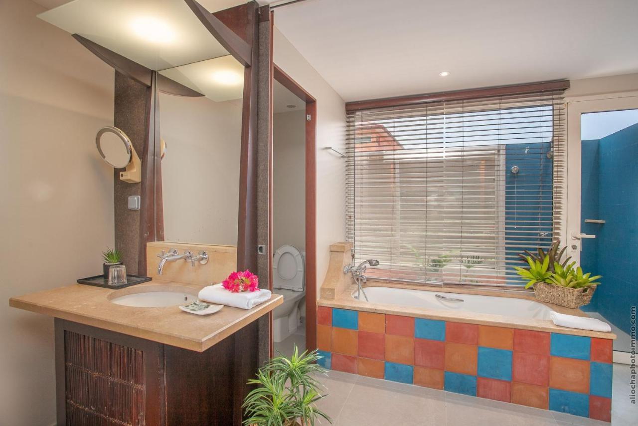 Villa Maorie 1 Chambre Avec Piscine Privee Le François Esterno foto