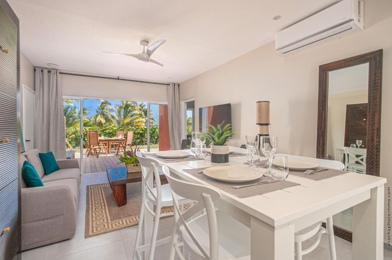Villa Maorie 1 Chambre Avec Piscine Privee Le François Esterno foto